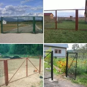 Садовые ворота и калитки с доставкой Витебск недорого