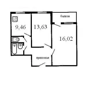 Продам 2-х комнотную квартиру в г.Витебске (или разменяю на равнозначн