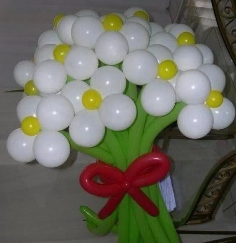Цветы из воздушных шаров 2